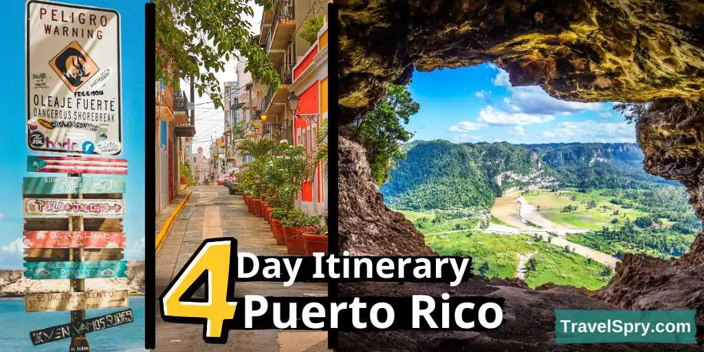 puerto rico 4 day itinerary, puerto rico trip itinerary 4 days, 4 day ...