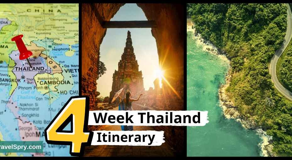 One Month Itinerary Thailand, 4 Week Thailand Itinerary, Thailand Itinerary