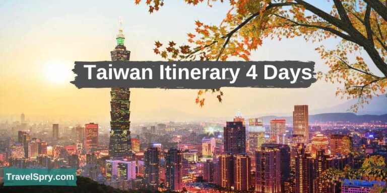 4 days in taiwan itinerary