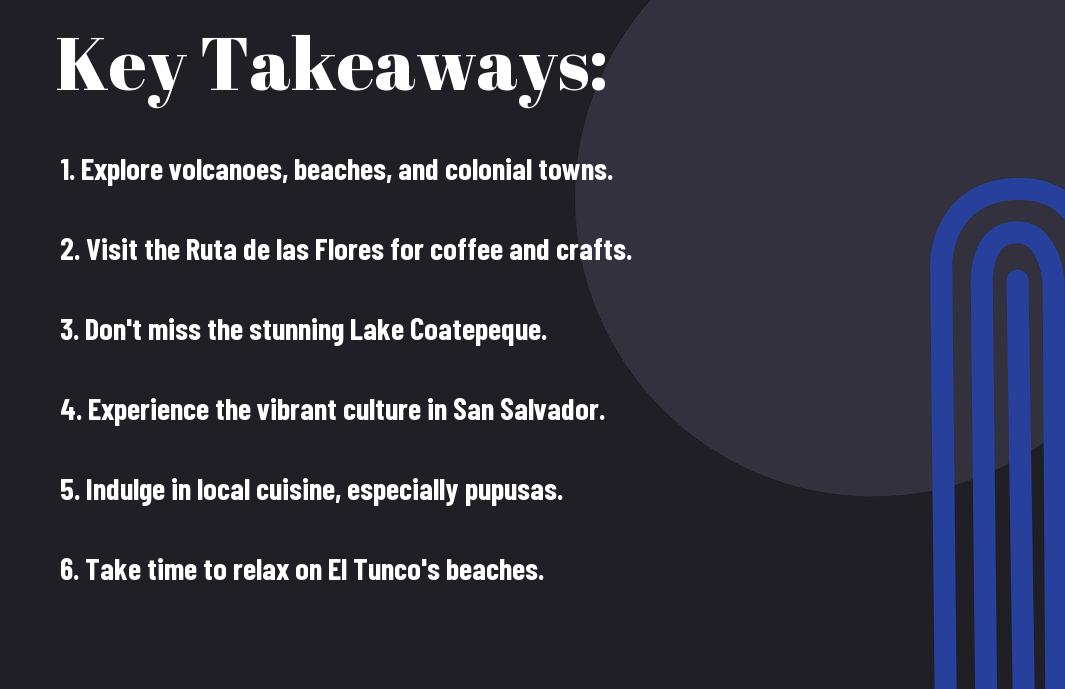 el salvador itinerary