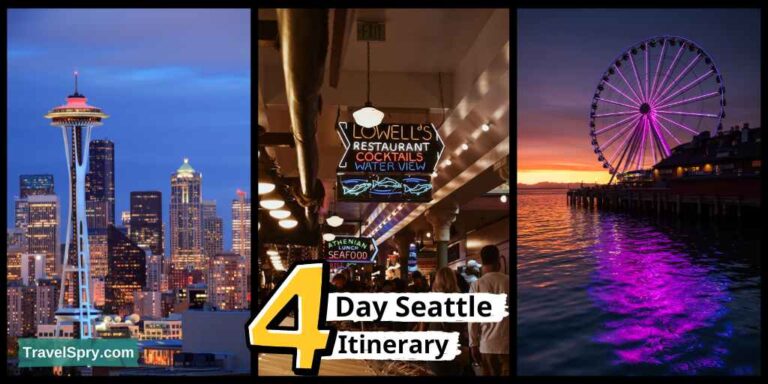 4 Day Seattle Itinerary, Seattle Itinerary, Seattle