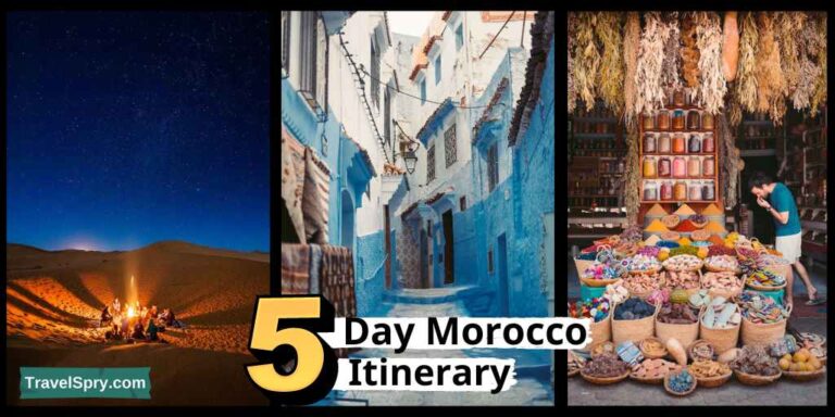 Morocco 5 Day Itinerary, Morocco itinerary, Marrakech attractions, Atlas Mountains, Sahara desert